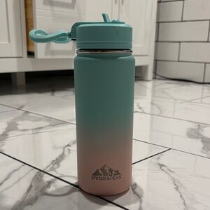 Blue and Pink Gradient Water Bottle